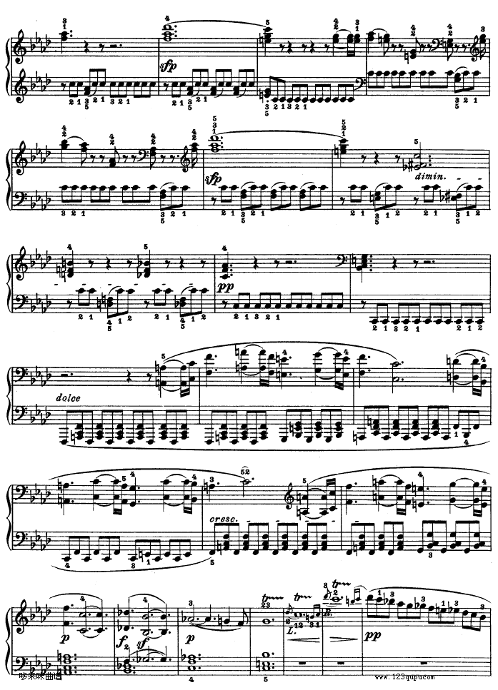 热情奏鸣曲-作品57号(第二十三钢琴奏鸣曲)-贝多芬10