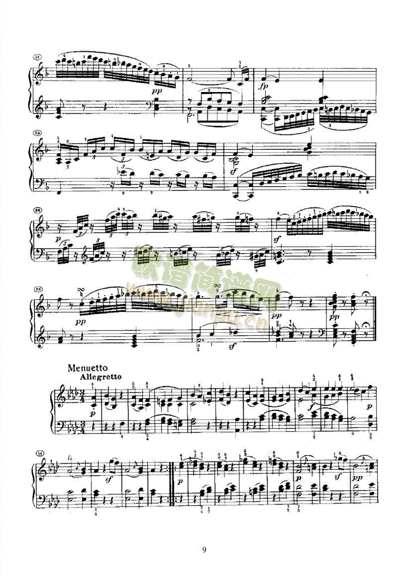 奏鸣曲(Opus2 Nr.1) 键盘类 钢琴9