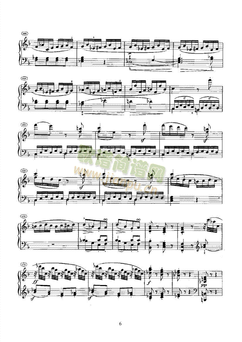 奏鸣曲(Opus10 Nr.2) 键盘类 钢琴6