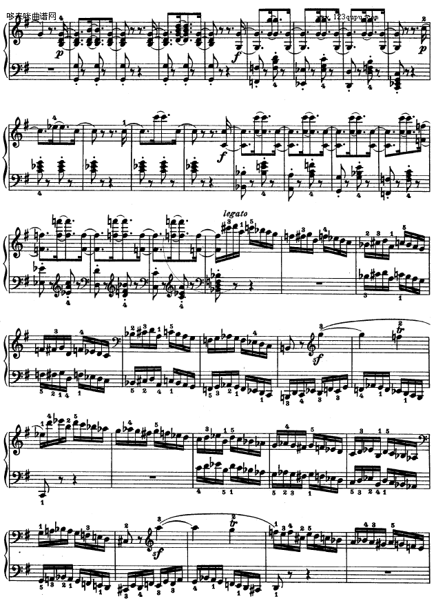 第十六钢琴奏鸣曲-（Op.31 No.1）-贝多芬4