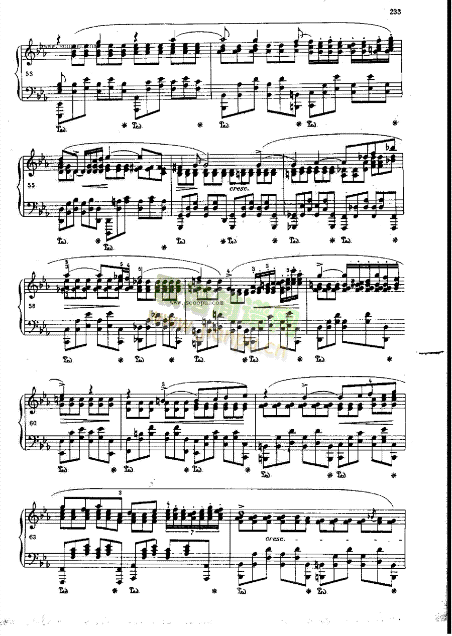 夜曲OP.48  Nr1 键盘类 钢琴5