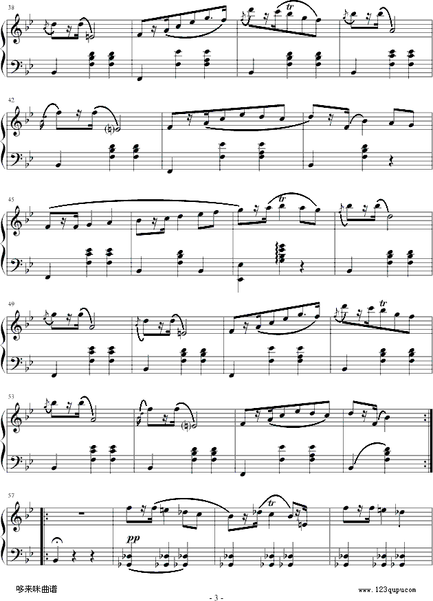 玛祖卡 op.7 no.1-肖邦3