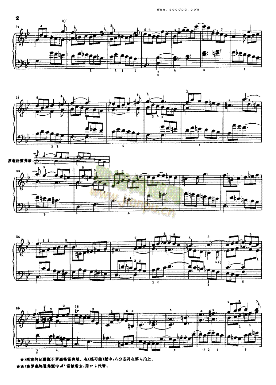 g小调奏鸣曲k.30.l.499 键盘类 钢琴2