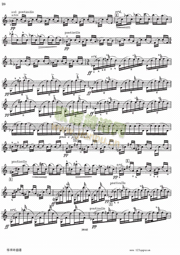 伊萨伊小提琴奏鸣曲（sonate No2）7