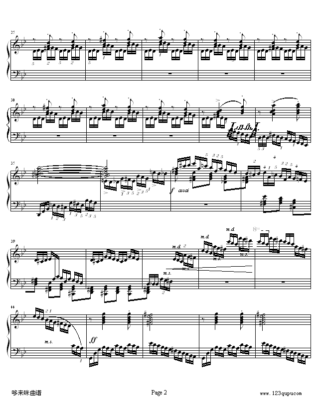 练习曲Op.72 No.2考级版-莫什科夫斯基2
