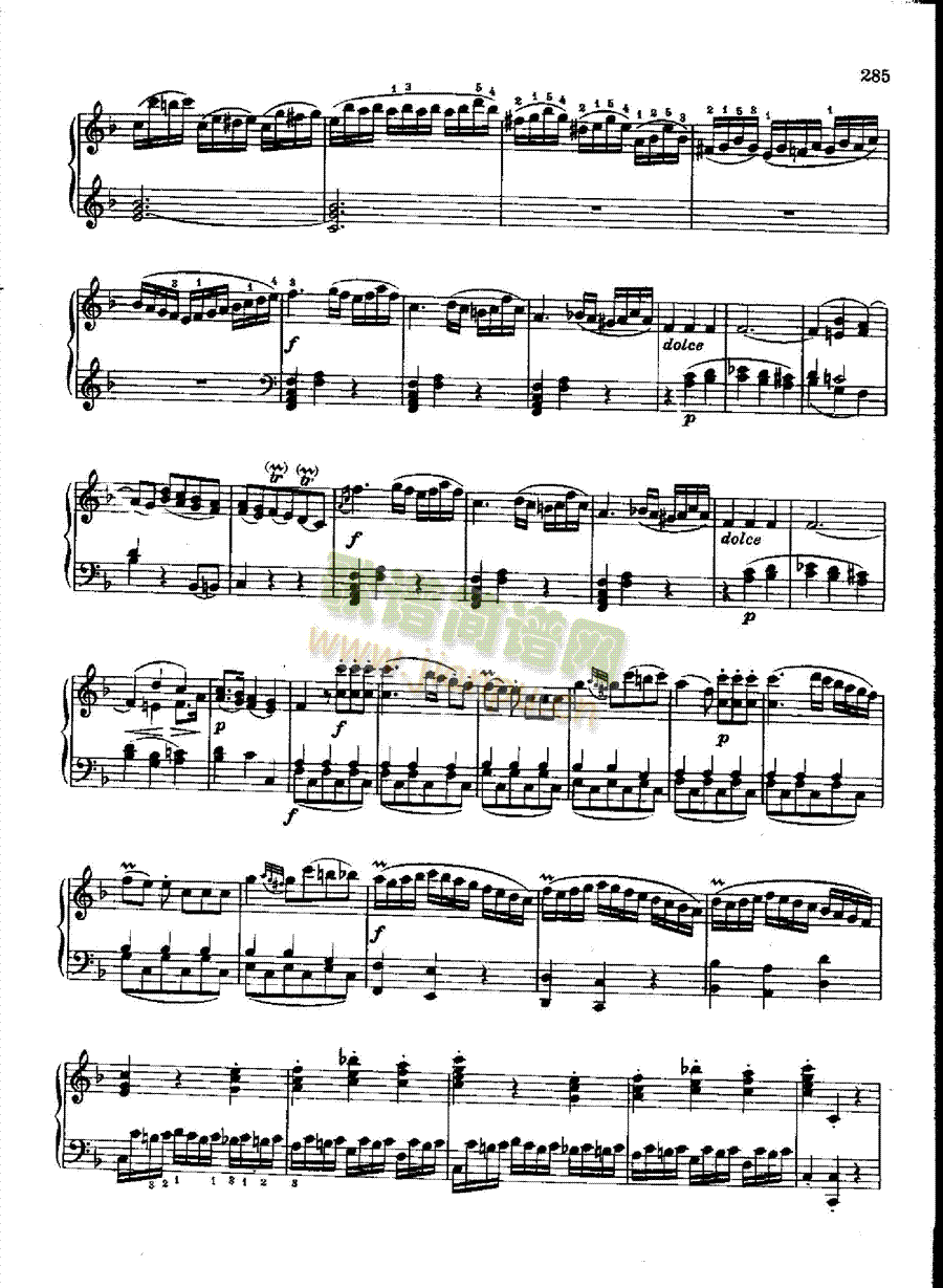 奏鸣曲Nr.547a 键盘类 钢琴5