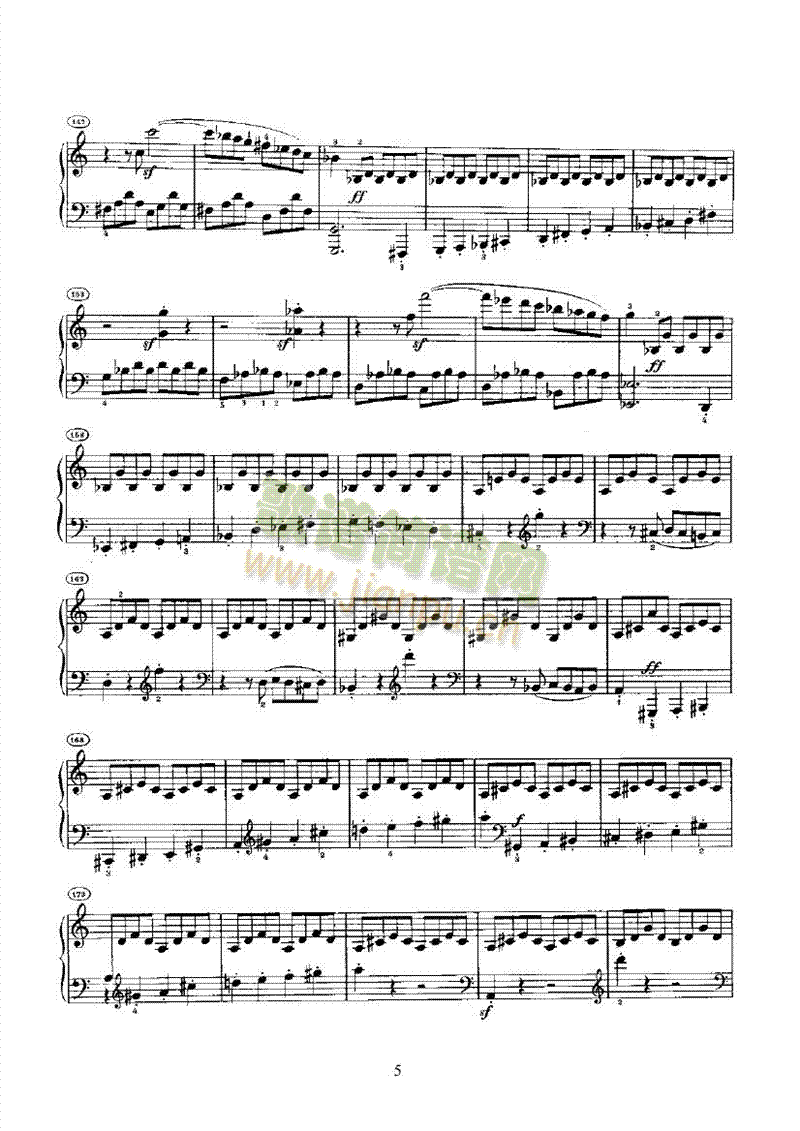 奏鸣曲(Opus10 Nr.3) 键盘类 钢琴5