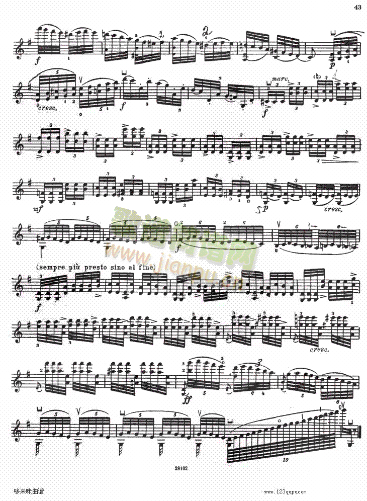 伊萨伊小提琴奏鸣曲（sonate No5）8