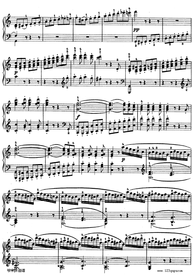 第三钢琴奏鸣曲 -Op.2 No.3-贝多芬23