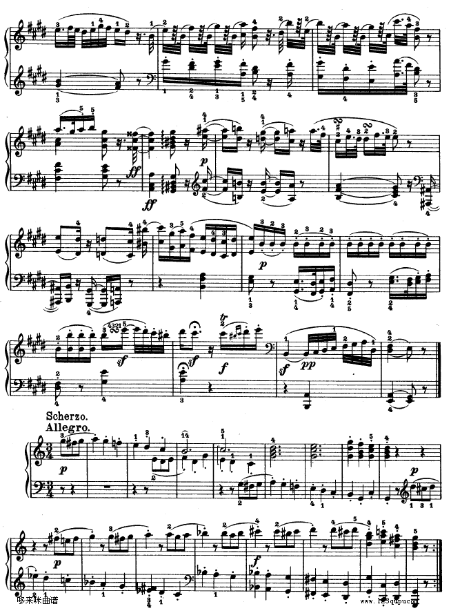 第三钢琴奏鸣曲 -Op.2 No.3-贝多芬14
