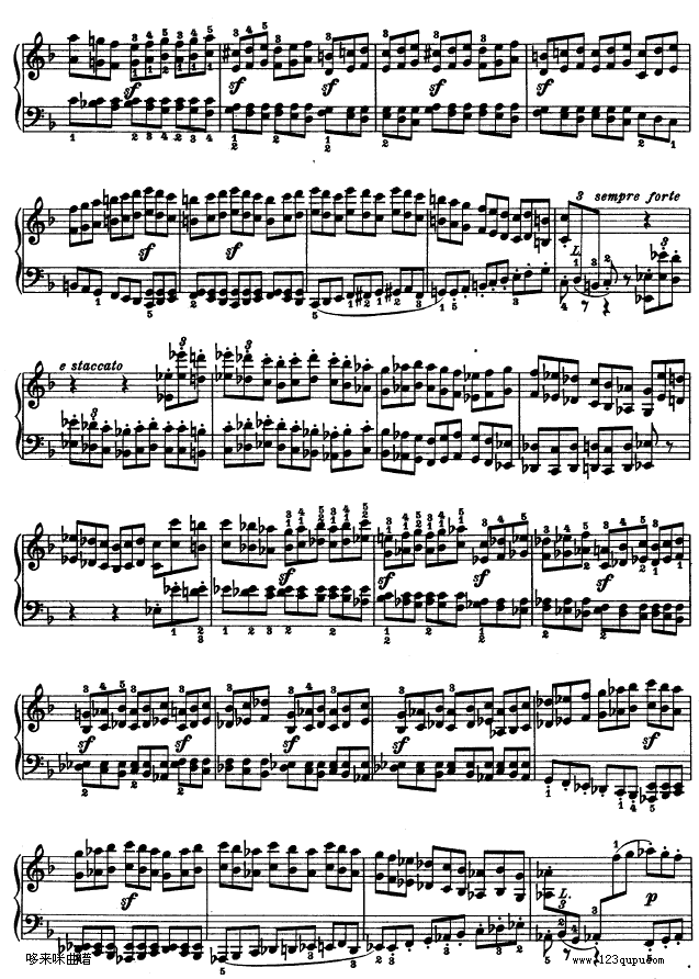 第二十二钢琴奏鸣曲-Op.54-贝多芬2