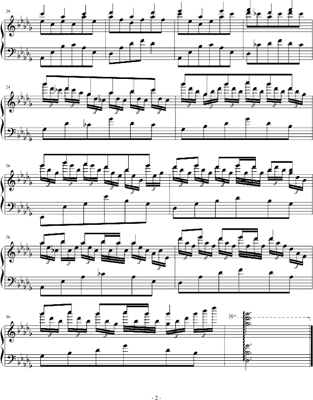 月光曲(第一乐章)2