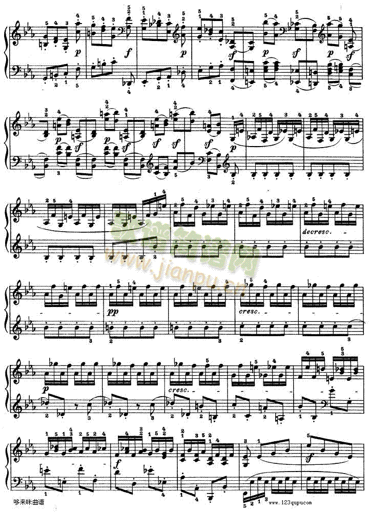 第十三钢琴奏鸣曲-（Op.27 No.1）-贝多芬14