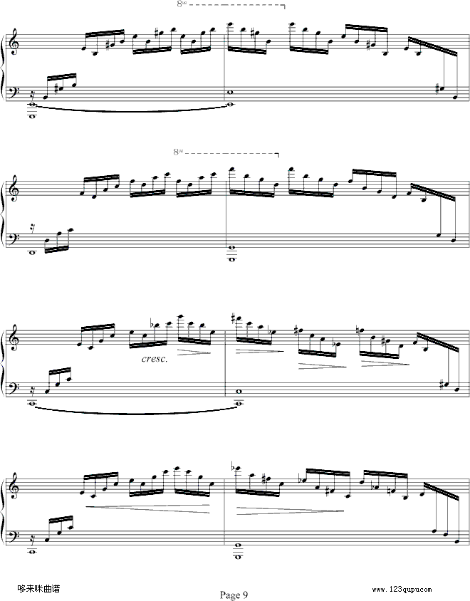 练习曲Op.10 No.1-肖邦9