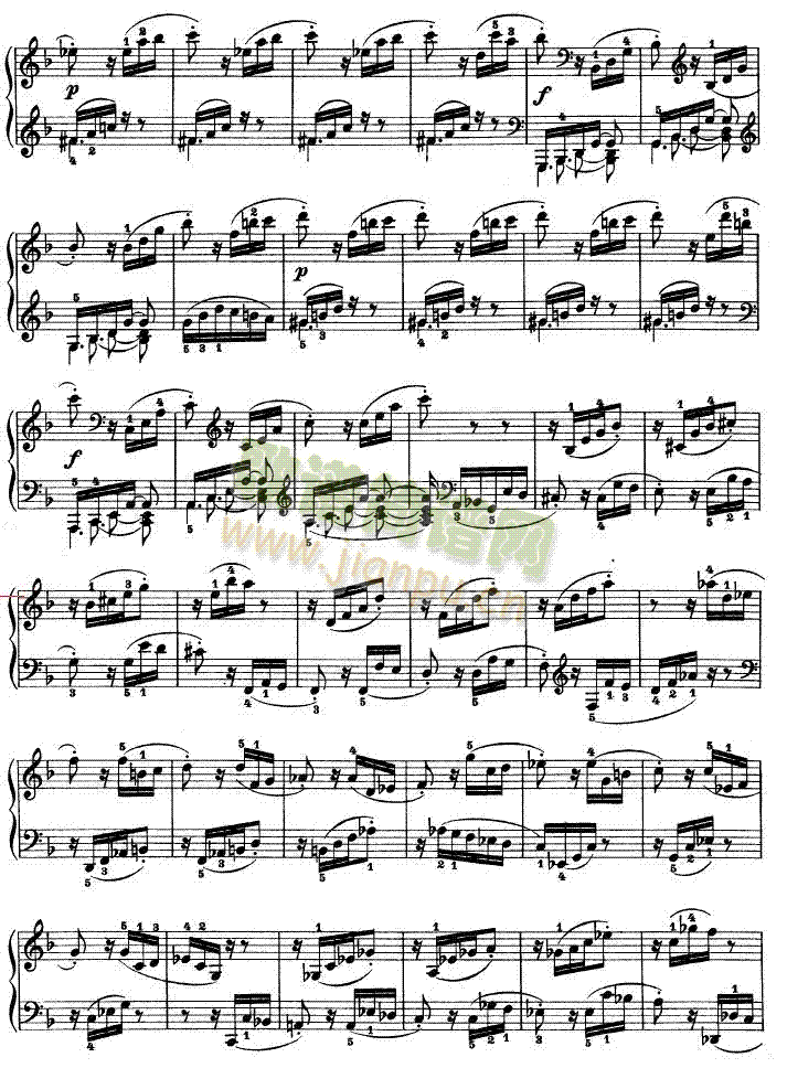 暴风雨-d小调第十七钢琴奏鸣曲 - Op.31―214
