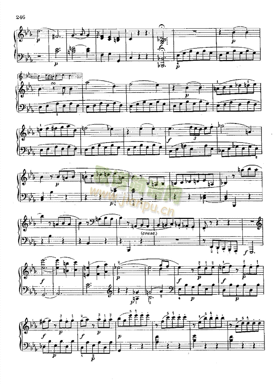 奏鸣曲Nr.457 键盘类 钢琴13