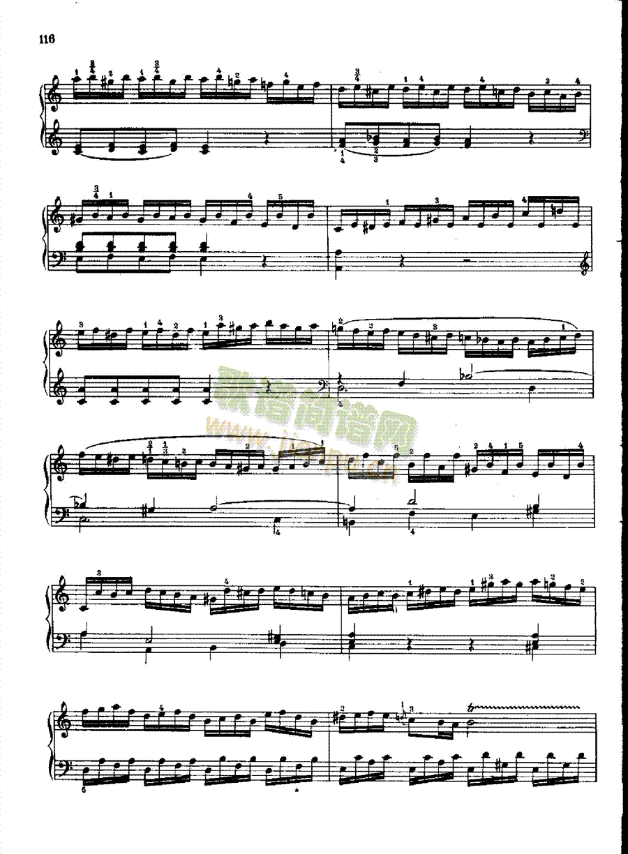奏鸣曲Nr.810 键盘类 钢琴6