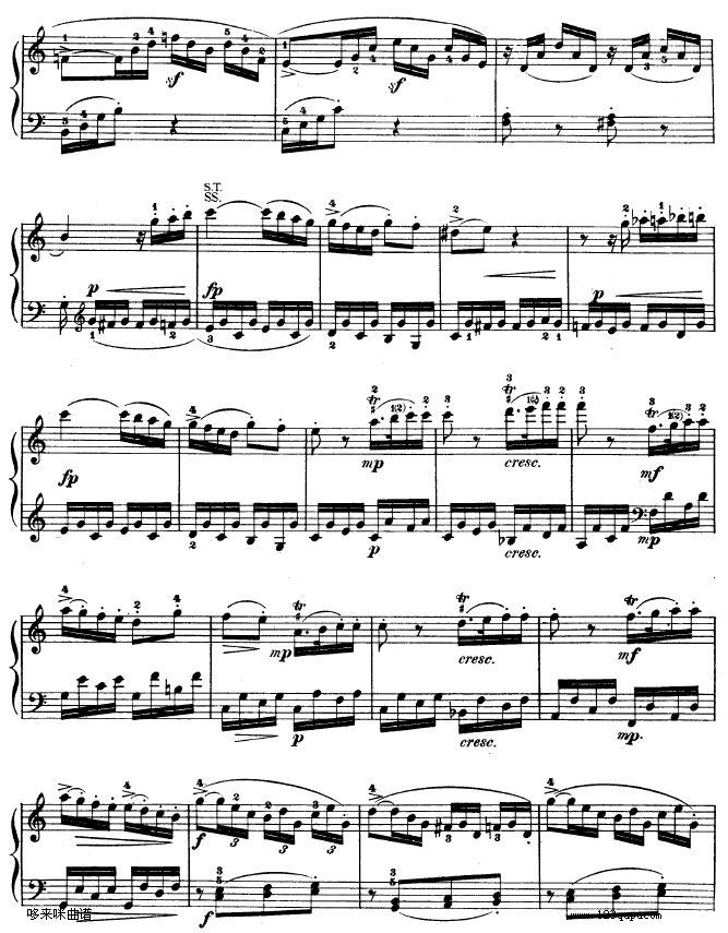 钢琴奏鸣曲 kv330-莫扎特13