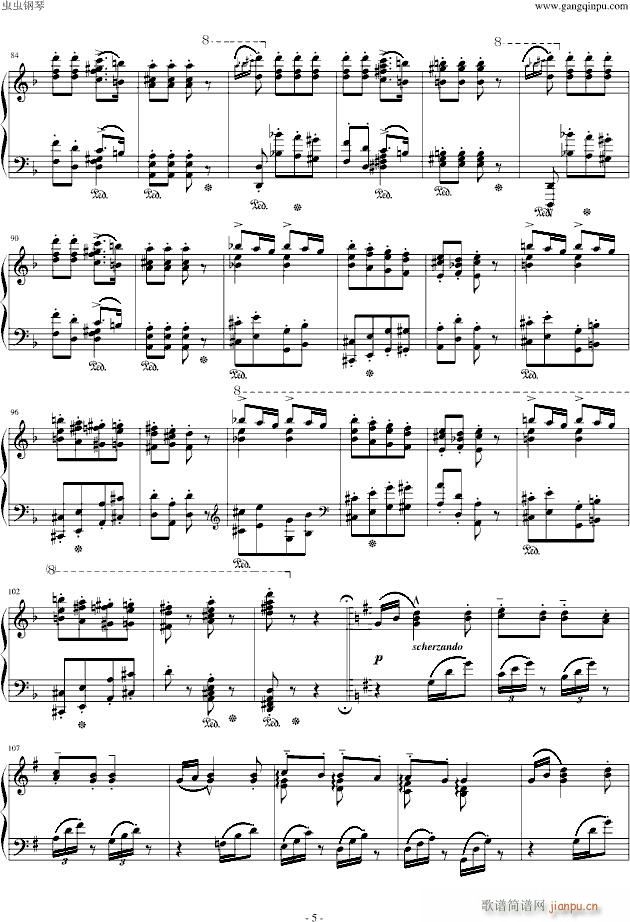 李斯特《匈牙利狂想曲第7号》 一首欢快活泼的舞曲_李斯特5