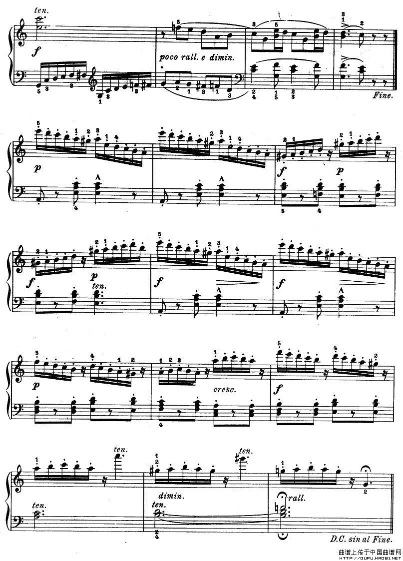 儿童钢琴进阶练习曲50首之372