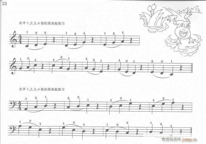 儿童钢琴入门教程  手指训练操21-4013