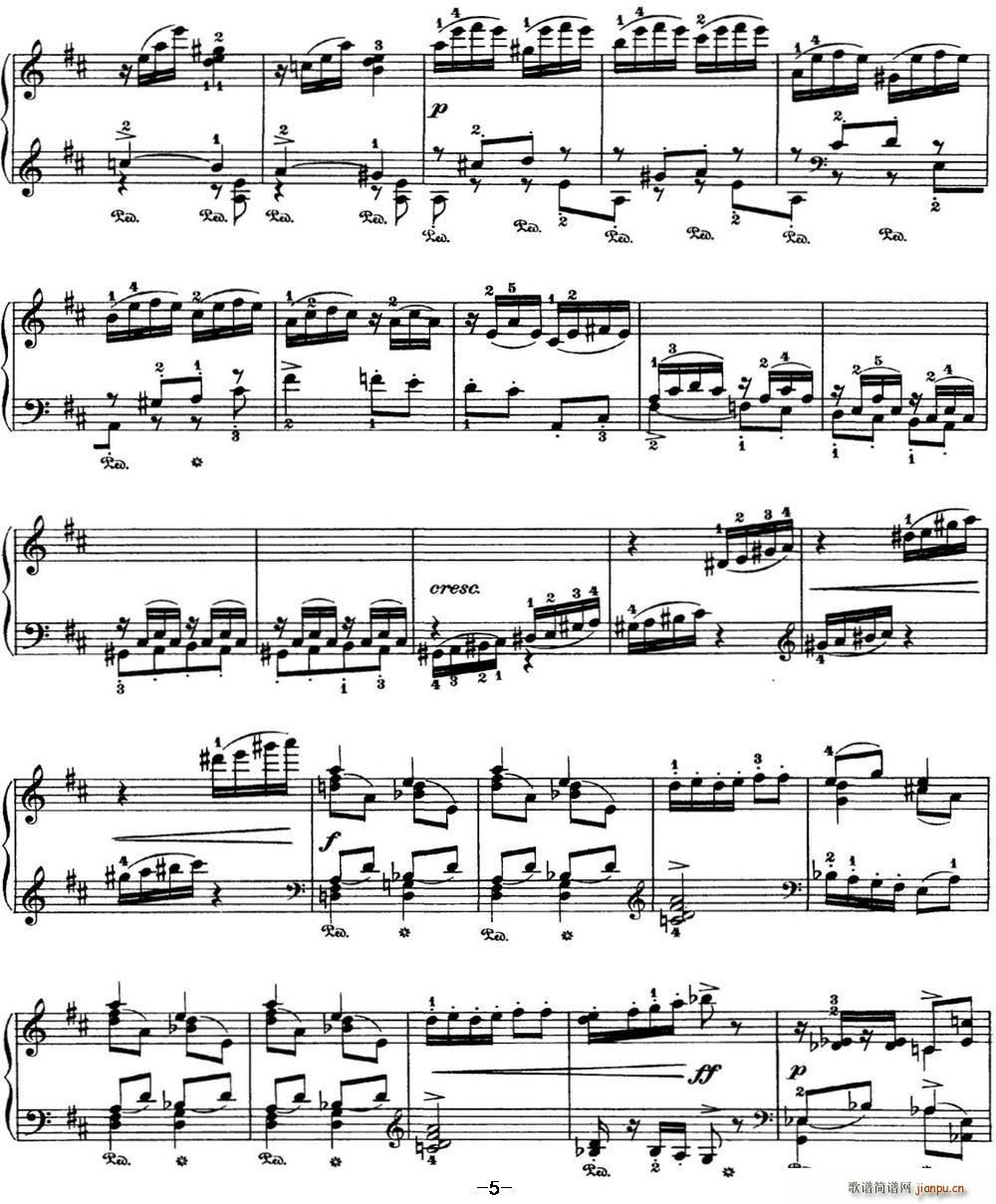 柴可夫斯基 四季 2月 狂欢节 D大调 Carnival D major5