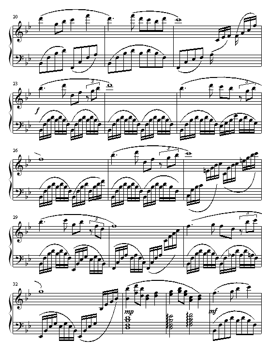 何日君再来-钢琴谱(钢琴曲)-克莱德曼2