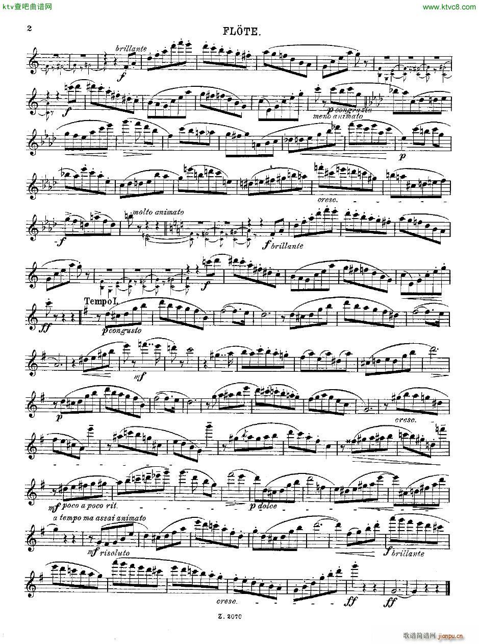 Andersen op 55 Acht Vortragsstücke fl pno13