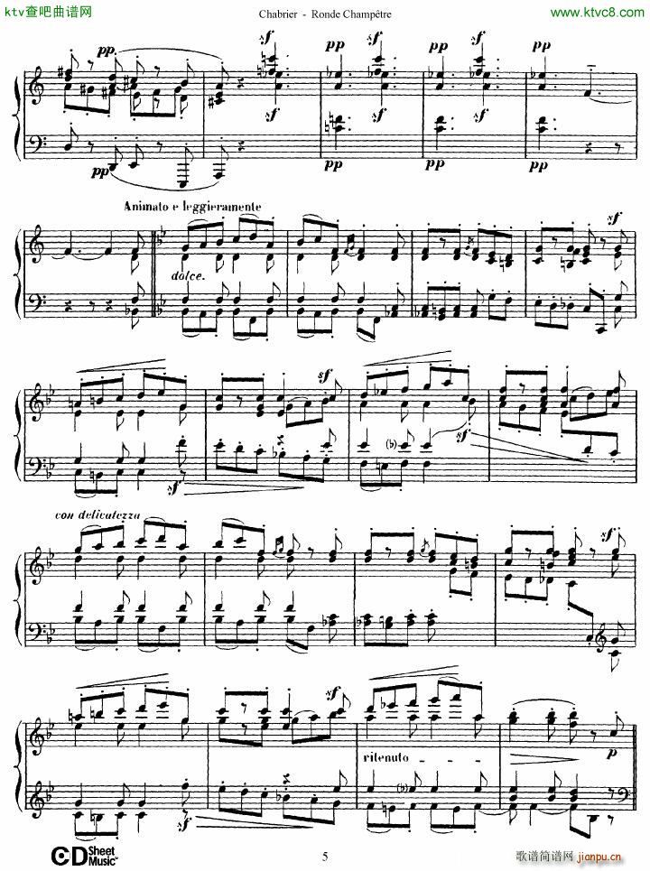 Chabrier Ronde Champêtre5