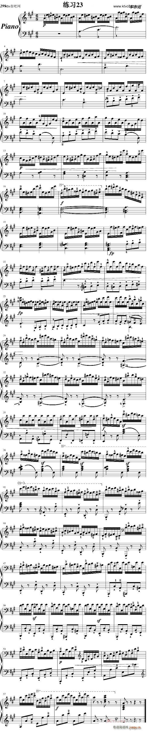 练习曲299 34_车尔尼1