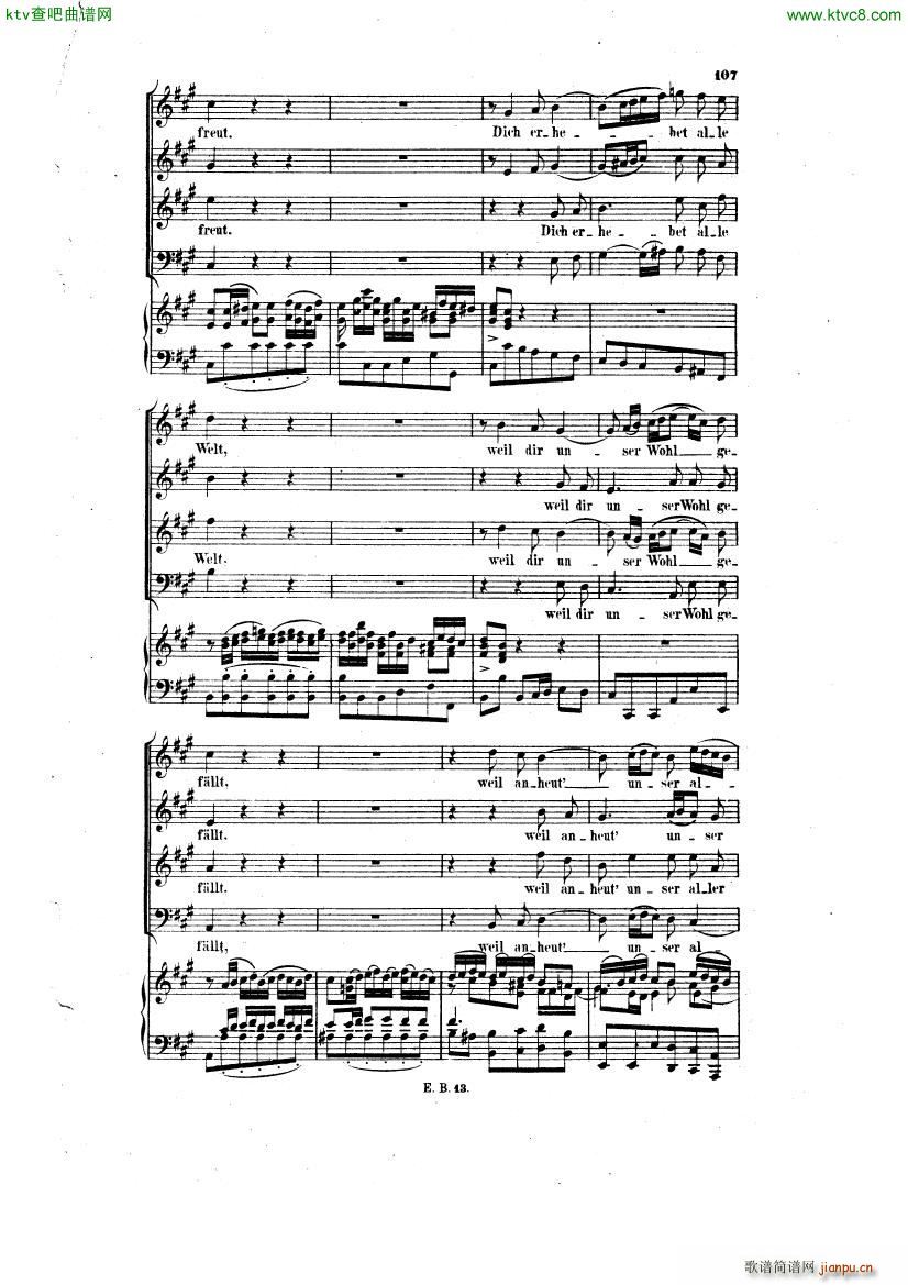 Bach JS BWV 248 Christmas Oratorio No 4311