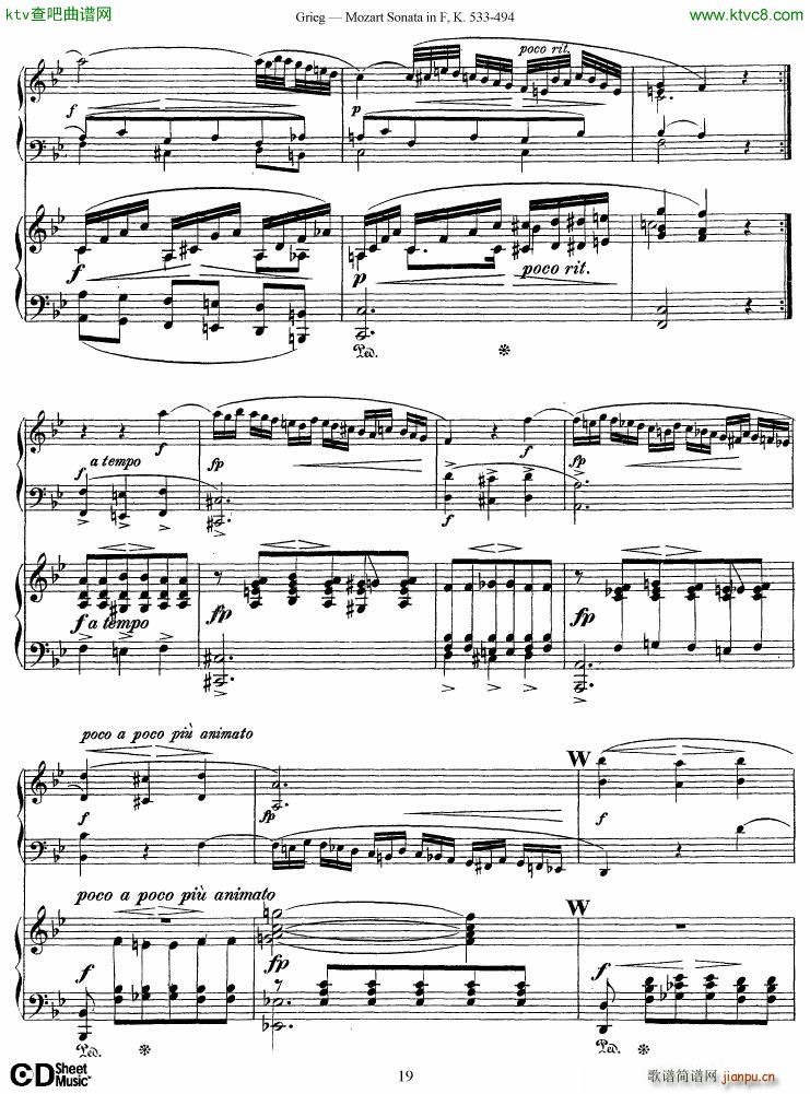 Grieg Sonata K 533 Mozart 2nd Piano Grieg19
