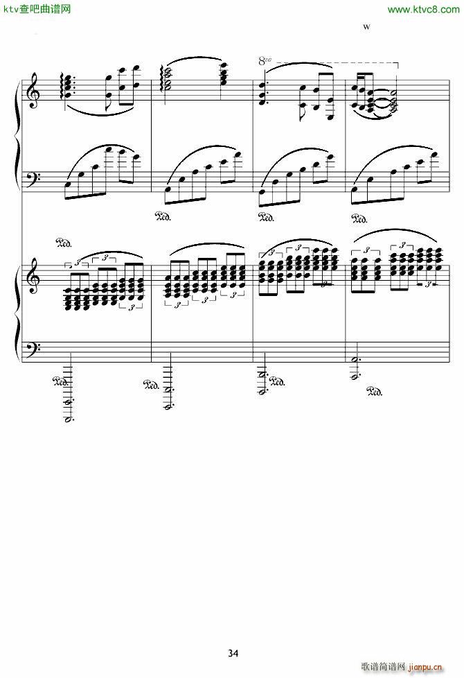 X战记插曲 宿命 双钢琴版34