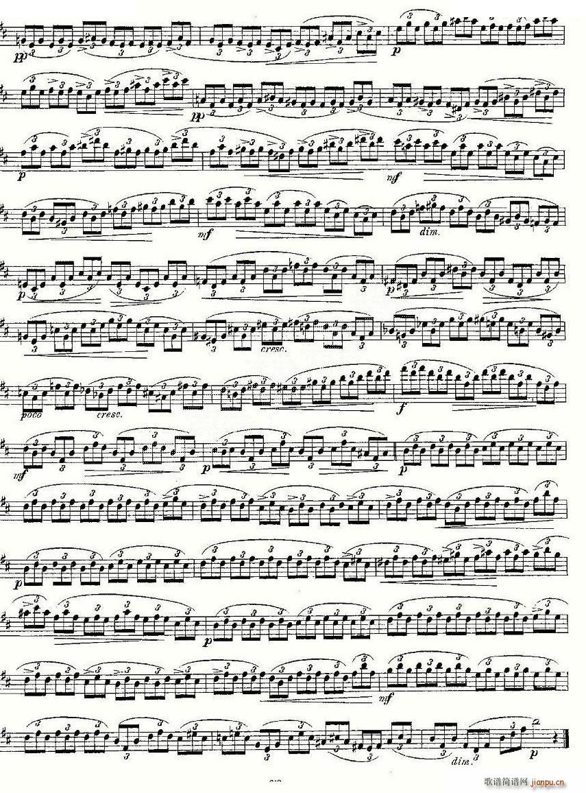 24 instructive Uebungen Op 30 1 12 笛萧谱7