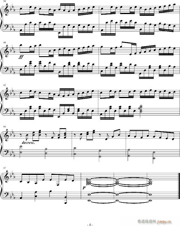 卡农―P版_帕赫贝尔-Pachelbel4