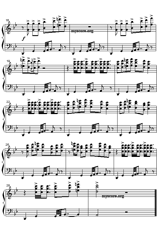 “神雕侠侣交响乐”改编钢琴曲：杨过练剑（阿镗曲）2
