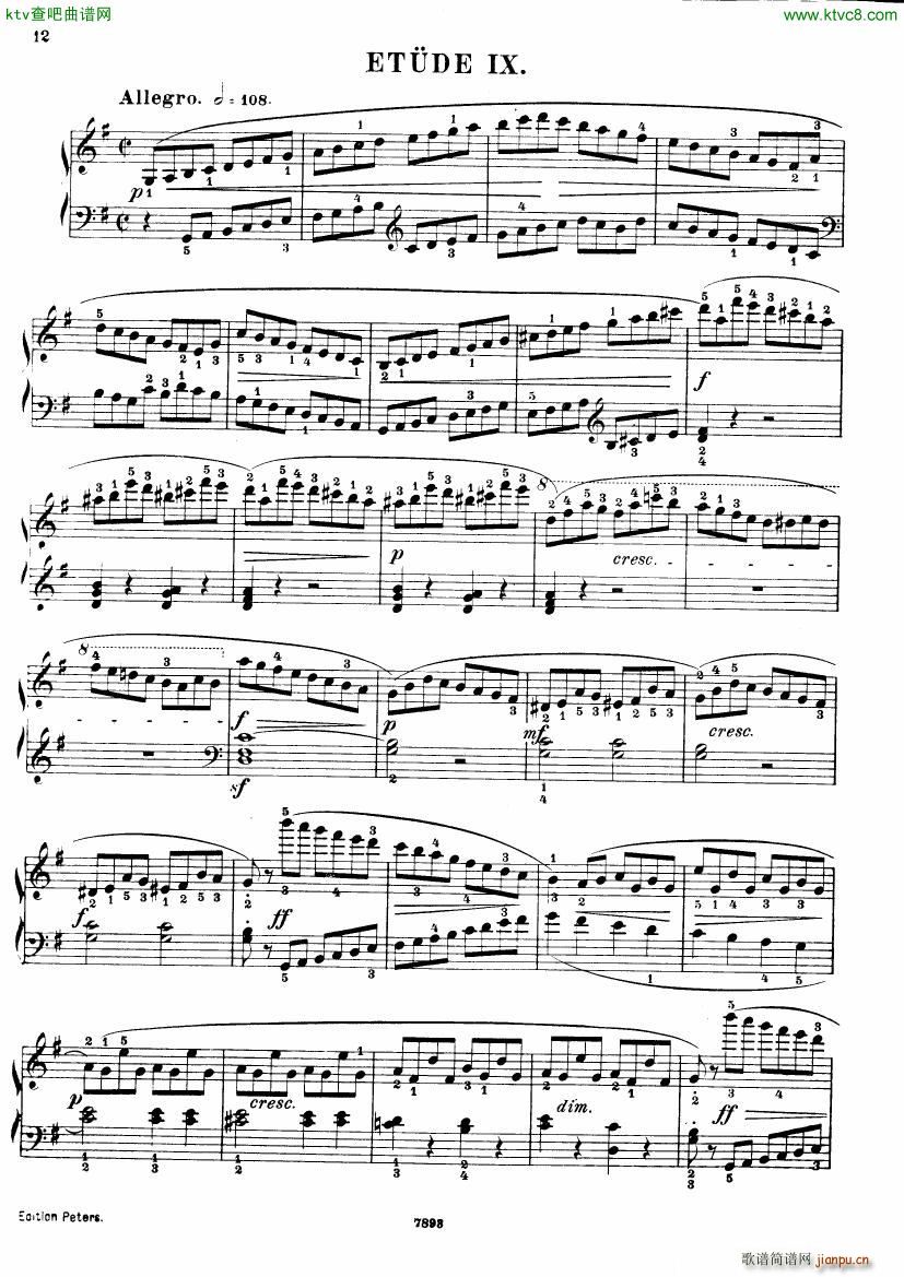 Henri Bertini 1798 1876 25 Easy Etudes Op 10013