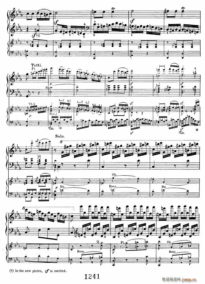 Beethoven op 37 Piano Concerto no 3 2pno red 二8