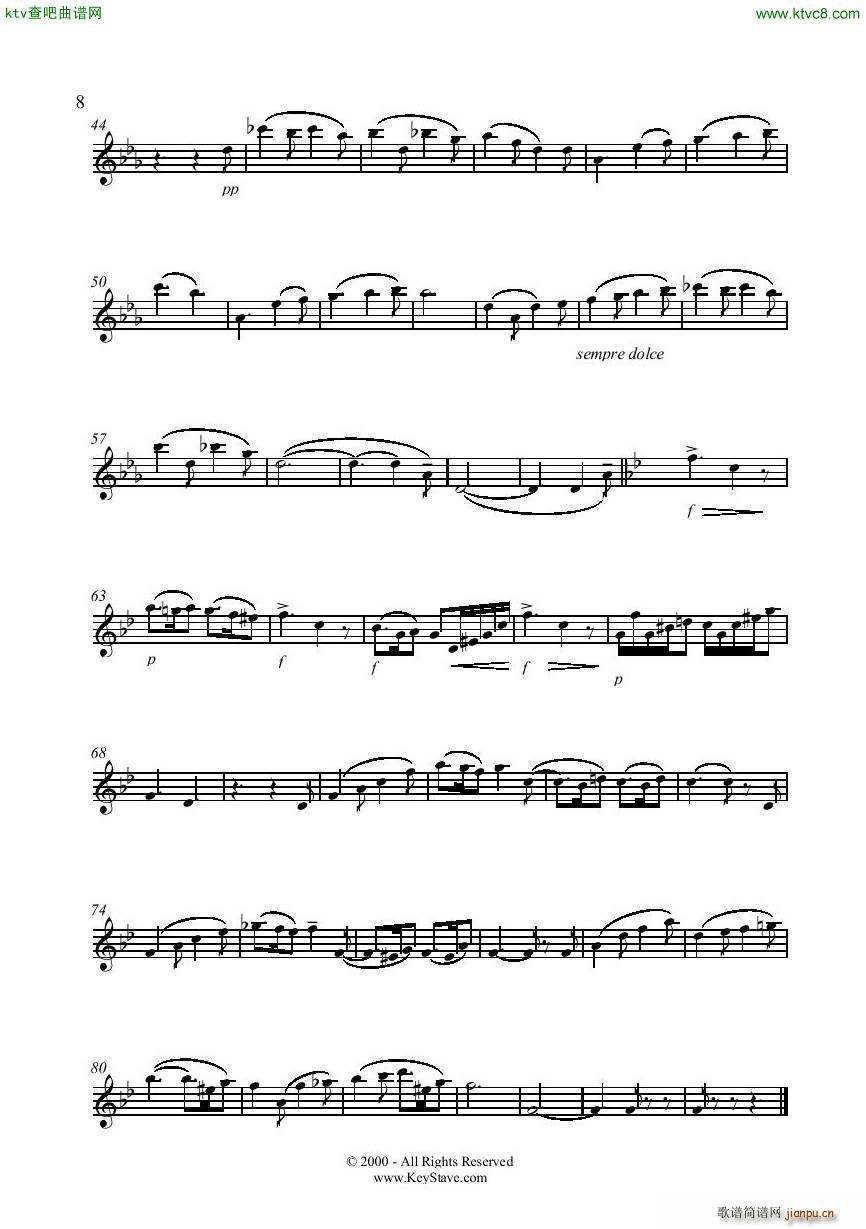 Gabriel Fauré 1845 1924 Sicilienne Flute Piano8