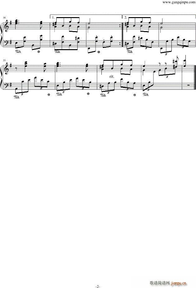 喀秋莎 五线谱―世界名曲2