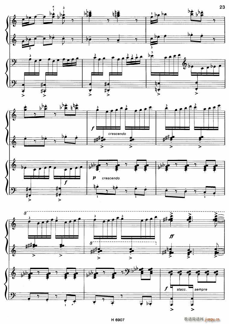 Barton Sonatina for 4 hands23