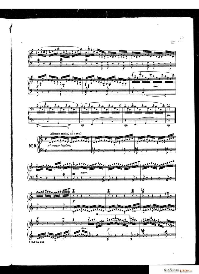 Czerny School of Velocity book 1 Op 29915