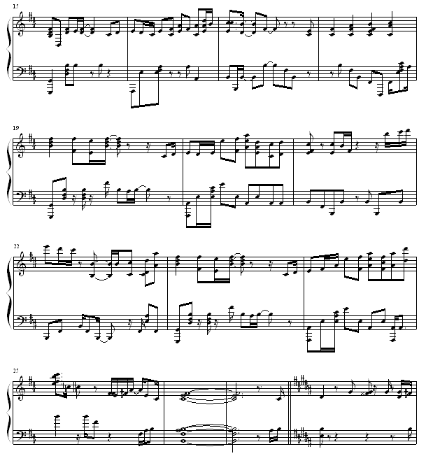 鸟之诗 - ＜完美版＞-钢琴谱(钢琴曲)-动漫影视2