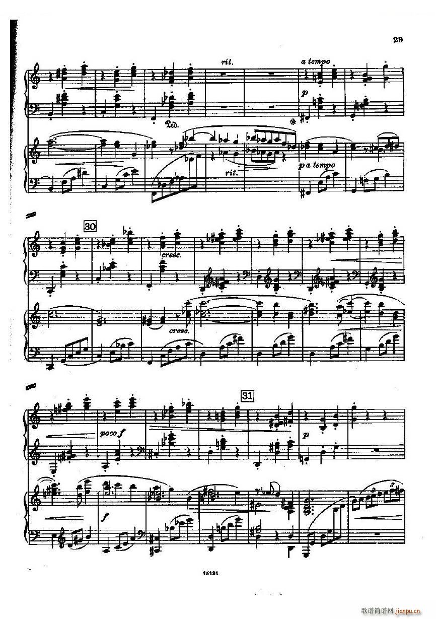 Dohnanyi Variations Nursery Rhyme Op25（一）29