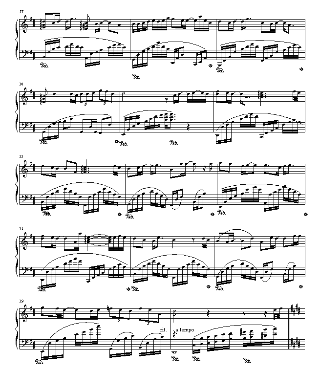 一千年以后-钢琴谱(钢琴曲)-林俊杰3