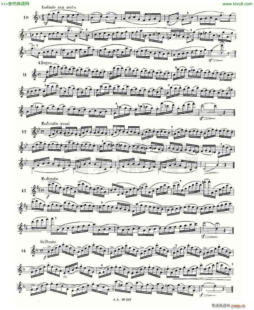 简易音阶练习100首之1 19 moyse 100 studies after cramer3