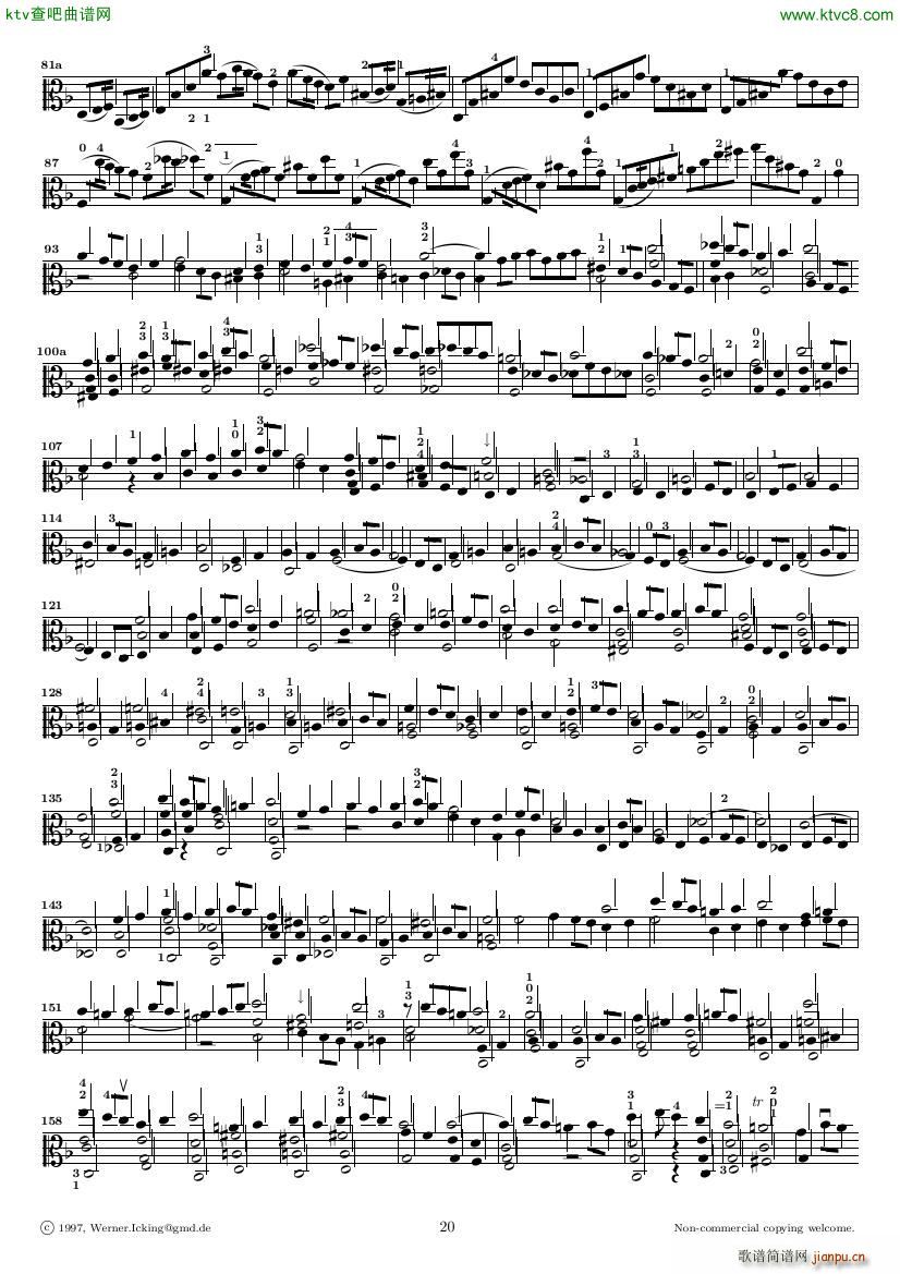 Bach JS BWV 1005 Sonata for Solo Violin in C14