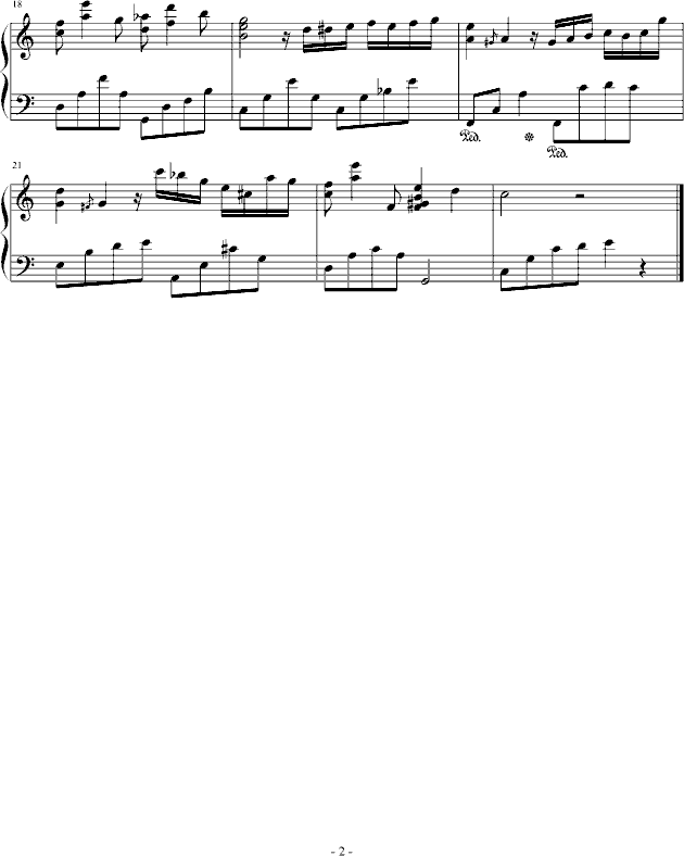 慢JAZZ尝试-钢琴谱(钢琴曲)-b欣仔b2