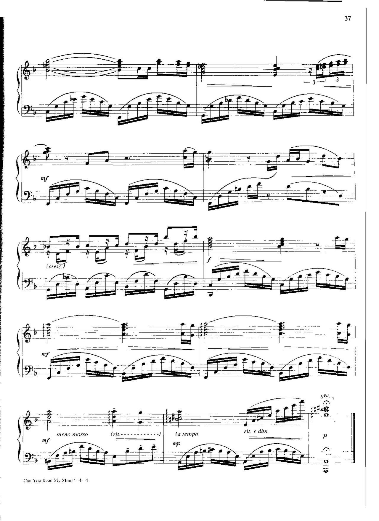 can you read my mind(Dan Coates 流行情调 集)4