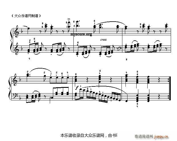 车尔尼(Czermy)钢琴练习718第2首2